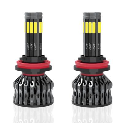 China 2022 New Super Bright COB 6000K 35W 9-32V 10000LM X12S-H8 LED Spot Headlights X12S-H8 for sale