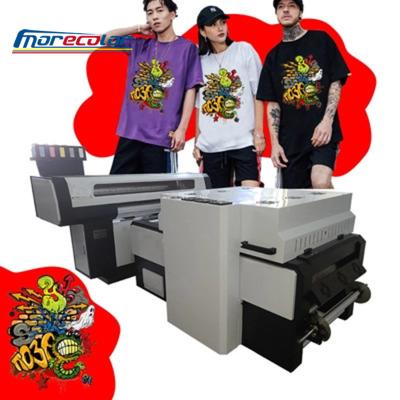 China Hoge resolutie automatische DTF-overdrachtprinter met 4 I3200-printkoppen Te koop