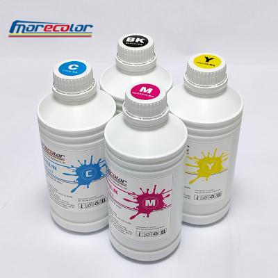 China Color multicolor de la tinta CMYKW de la impresora para la tela de los paños en venta