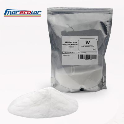 China color blanco del negro del polvo adhesivo del derretimiento caliente de 1kg 20kg DTF para la película de la transferencia de calor en venta