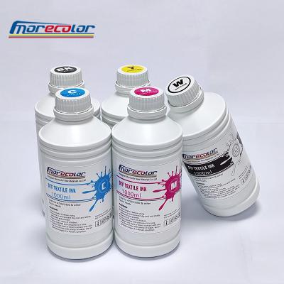 China Tinta blanca Morecolor DTF a base de agua 1000ML para impresión digital en venta