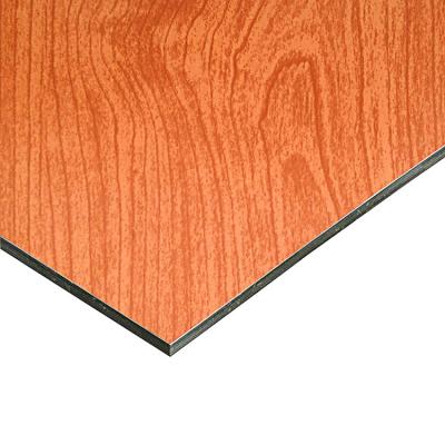 China Exterior Modern Wood Grain Fireproof Aluminum Plastic Composite Sheet PVDF ACP Wall Panel for sale