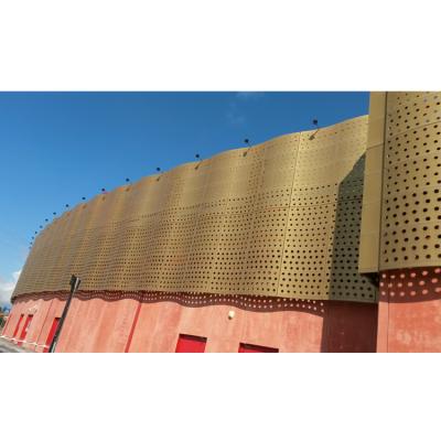 China Contemporary Metal Exterior Panel Perforated Laser Aluminum Panel Decorative Aluminum Facade Cladding for sale