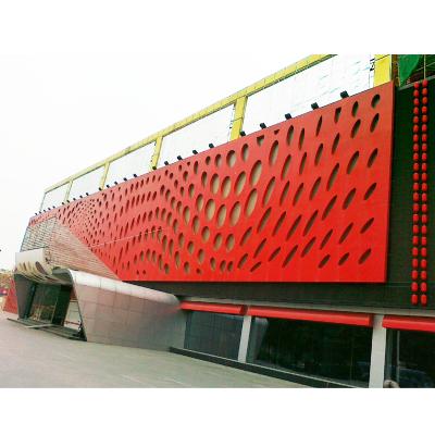 China Contemporary Laser Cut Decorative Aluminum Vertical Cladding Panel Wall Facade Panels Cladding for sale