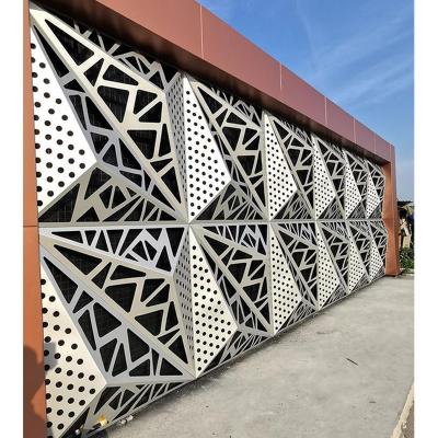 China Contemporary Facade 3d Cladding External Wall Metal Panels Decorative Exterior Aluminum Wall Panel for sale