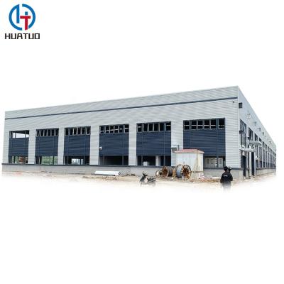 China Steel Structure Prefab Workshop Steel Construction Workshop Price Dome Roof Steel Structure H Beam Column And Beam for sale