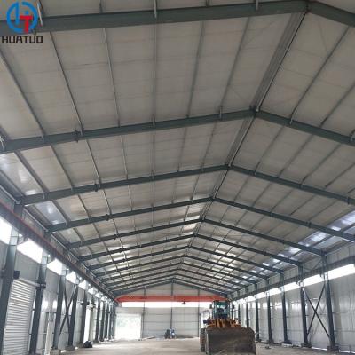 China Steel Structural Building Large Span Construction Steel Structure Poultry Broiler Chicken Barn Kit Prefab Quick House for sale