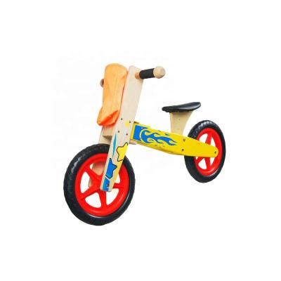 China Lovely Wooden + Metal + Plastic Design Wooden Mini Balance Bike For Kids Early Learning Bikes for sale