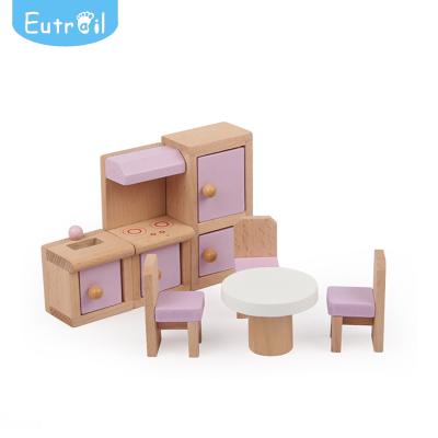 China 1:12 Cartoon Toy Mini Dollhouse Toys Wood Furniture Wooden Toys for sale