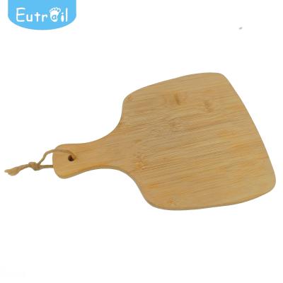 China Premium Disposable Pizza Skin Pizza Spatula Paddle Cutting Board Bamboo Handle for sale