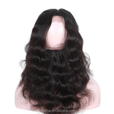 China Body Wave Best Selling Products High Quality Unprocessed Natural Black Virgin Tangle Free 360Closure for sale