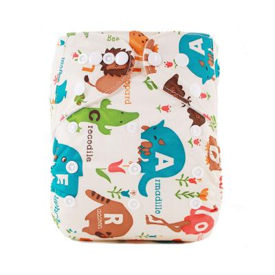 China Printed Reusable Cloth Diapers Washable Diaper Pocket Cloth One Size In Solid Colors And Popular Patterns for sale