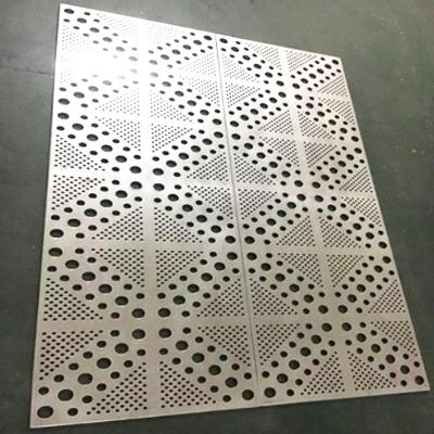 China Metal Mesh Punch Hole Perforated Punch Plate Mesh For Architectural And Decorative for sale