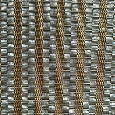 China Stainless Steel Ring Mesh Curtain Metal Decorative Mesh Plain Weave Metal Decorative Chainmail for sale