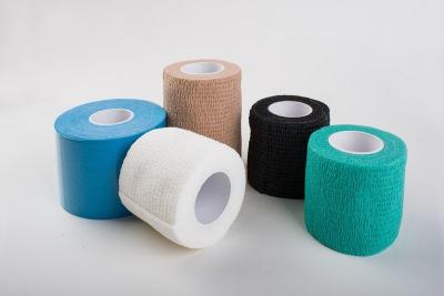 China Self Adhesive Elastic Bandage Tape Cohesive Tattoo Grip Cover Wrap for sale