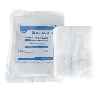 China Non-Sterile/Sterile Gauze Compress Sponge Disposable Medical Surgical Absorbent X-Ray Gauze Pad zu verkaufen