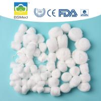 China Comfortable Absorbent Cotton Balls , Organic Cotton Balls 0.3g - 9g for sale