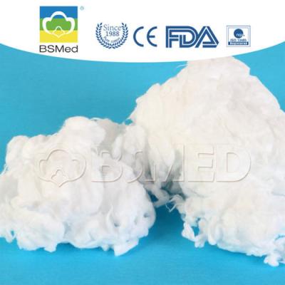 China Materia prima blanqueada 100% algodón, primeros auxilios material orgánico de algodón CE ISO FDA certificado en venta