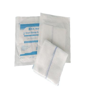 China Katoenen niet Vouwenrand Steriel Gauze Swabs 12 Draden Medisch Gauze Pads Te koop