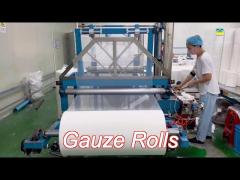 hospital medical gauze rolls soft touch 100% cotton material custom design