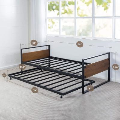 China (Other) Wholesale Detachable Adjustable Wood Mix Adjustable Mordern Metal Sofa Bed for sale