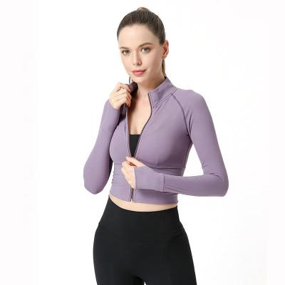 China Manufacturer Wholesale Jacket Active Vest Breathable With Thumb Holes Yoga Jacket With Thumb Holes for sale