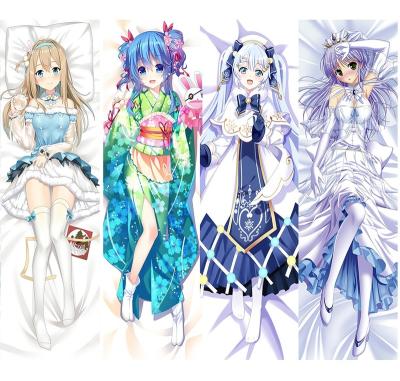 China Anti-Static Best Price Custom Size Decorative Pillow Case 2 Way Tricot White Cover Pornstar Dakimakura 150x50cm for sale