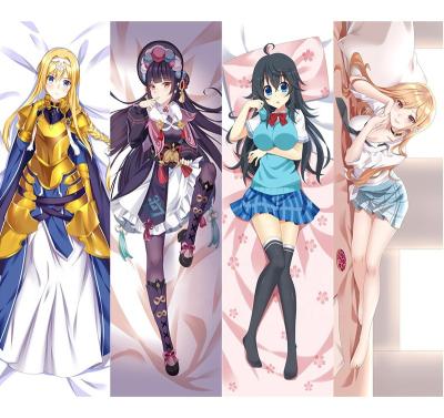 China Anti-Static Kasumigaoka Utaha Custom Size Anime Naked Body Pillow Case Anime Dakimakura Uncensored Decorative Body Pillow Cover for sale