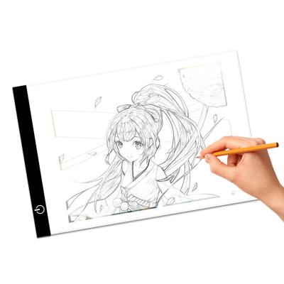 China A4 A3 Super Thin Acrylic Led Plotter Light Box Artist Tattoo Drawing Board Lightweight Led Discovery Board For Sketching Animation for sale