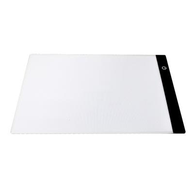 China Super Thin Dimmable Shine Plotter Pad With Physical Buttons For Drawing Sketching Led Tracing Pad for sale