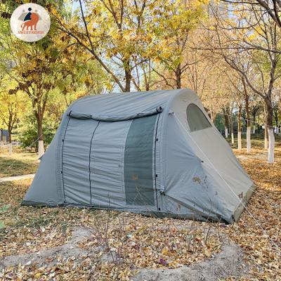 China Custom Playdo Large Multi House Waterproof Inflatable Air Outdoor Camping Tent Straight Bracing Type for sale