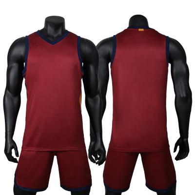 China Antibacterial Basketball High Quality Polyter Fabric High Quality Basketball Tank Top Mens Basketball Tank Top Mens Basketball Tank Top Quick Dry Design for sale