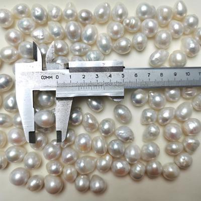 China Jewelry Making Wholesale 13-16mm Baroque Teardrop Beads With Nice Texture Not Too Smooth For Jewelry Making for sale