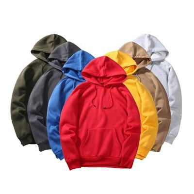 China Anti-pilling Men's Hoodies Sweatshirts Unisex Streetwear Pullover Wholesale Custom Hoodies Embroidery Logo Blank Men Hoodies for sale