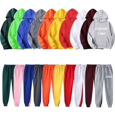 China Breathable Plus Size Men's Hoodies & Sweatshirts Plain Blank Hoodies Custom Logo Embroidered Private Label Oem Customize Hoodie Set Unisex for sale