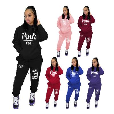 China Breathable Chinese Supplier New Fashion Women Sets Two Piece Women Sweat Suits Set Women Sweatsuit Set Tracksuit for sale