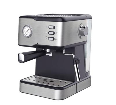 China Semi-automatic 15Bar espresso coffee maker machine coffee machine for household commercial for sale