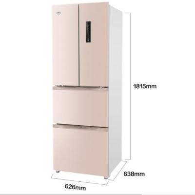 China COMPRESSOR China Hot Selling BCD-303WIPQCL 303 L Refrigerator Frequency Conversion French Door Air Cooling Multi-Door Energy Saving Refrigerator for sale