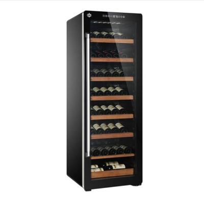 China JC-320P LED Light Stainless Steel Small Restaurant Upright Wine Fridge Wine Fridge for sale