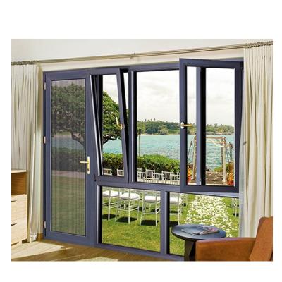 China Swing Doors And Windows Designs Combination Aluminum Window Door for sale