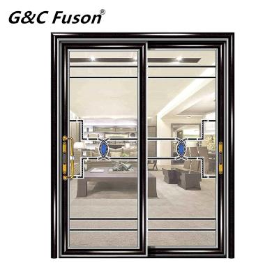 China Sliding PVC Door Homestyle Plastic Interior Folding Accordion Sliding Door for sale