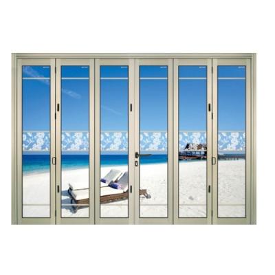 China Swing folding door for meeting room with grill /entrance soor /industrail and hangar door for sale