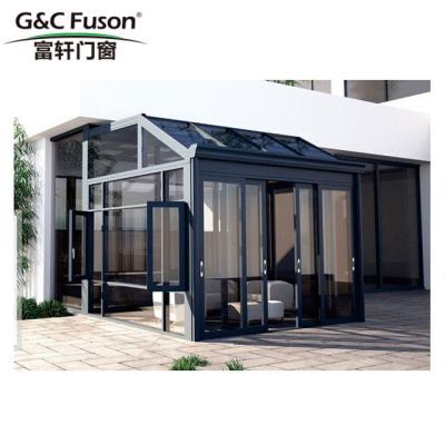 China Residential / Patio / Yard Easy Sunroom Aluminum Extra Heavy Duty English Style Sunroom DIY Classic Orangery for sale