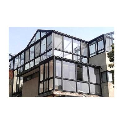 China Modern Conservatories Glass Garden Room / Portable Glass Solariums / Outdoor Glass Polygon NC Tempered Glass 5 Years; Modern SR of GUA Fuxuan for sale