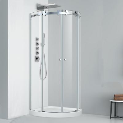 China With Frame Area Aluminum Frame Stainless Steel Shower Sliding Doors For Bathroom for sale