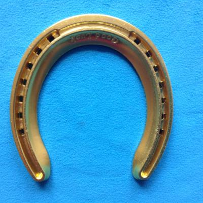 China Personalised Gold Horseshoe / Wedding Horseshoes For The Bride for sale