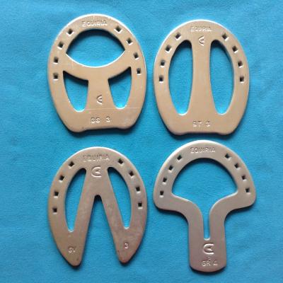 China Custom Aluminum / Rubber Horseshoes For Competition for sale