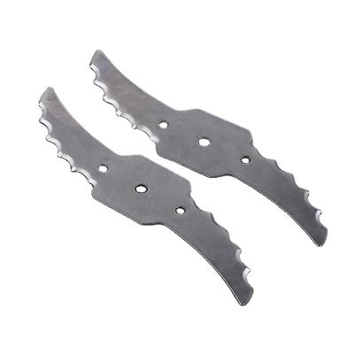 China Hot Sale Blade High Carbon Steel Manufacturer Customized Curved Toothed Blade for sale