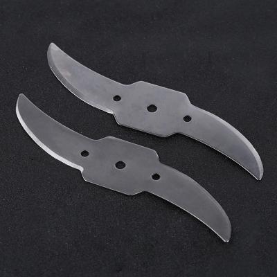 China Restaurant Sharp Sharpened Stainless Steel Curved Blade Vegetable And Fruit Scimitar Blades For Blender for sale