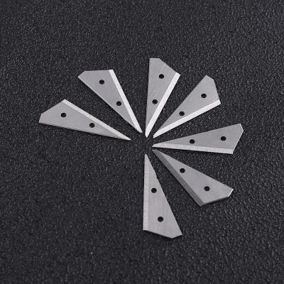 China Stainless Steel Triangular Blade For Box Package Opener Cutter Unpacking Machine Blade for sale